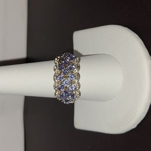 Tanzanite ring size 9 929 sterling